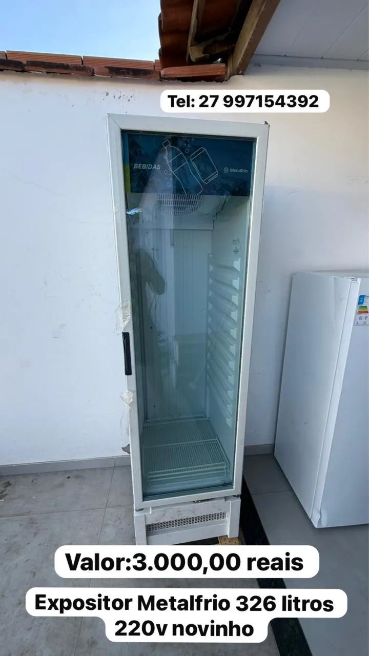 Expositor Metalfrio 326 litros 220v zerado - Geladeiras e Freezers