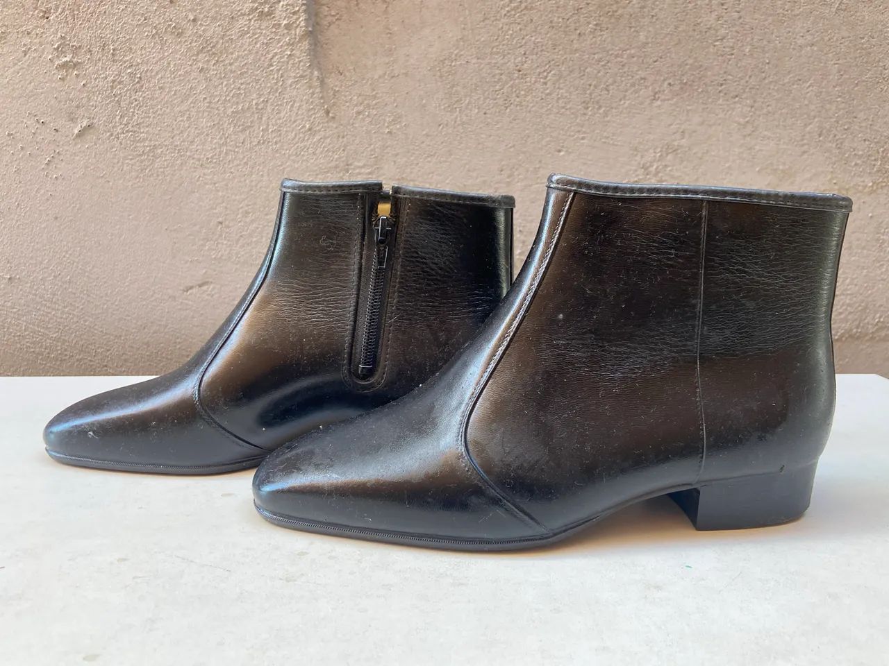 Bota masculina de couro - Foto 5
