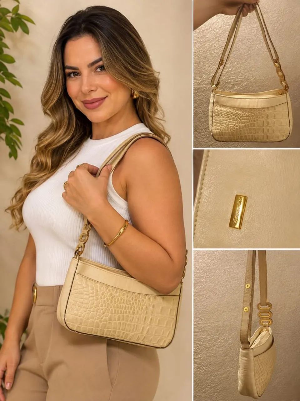 Bolsa em couro 