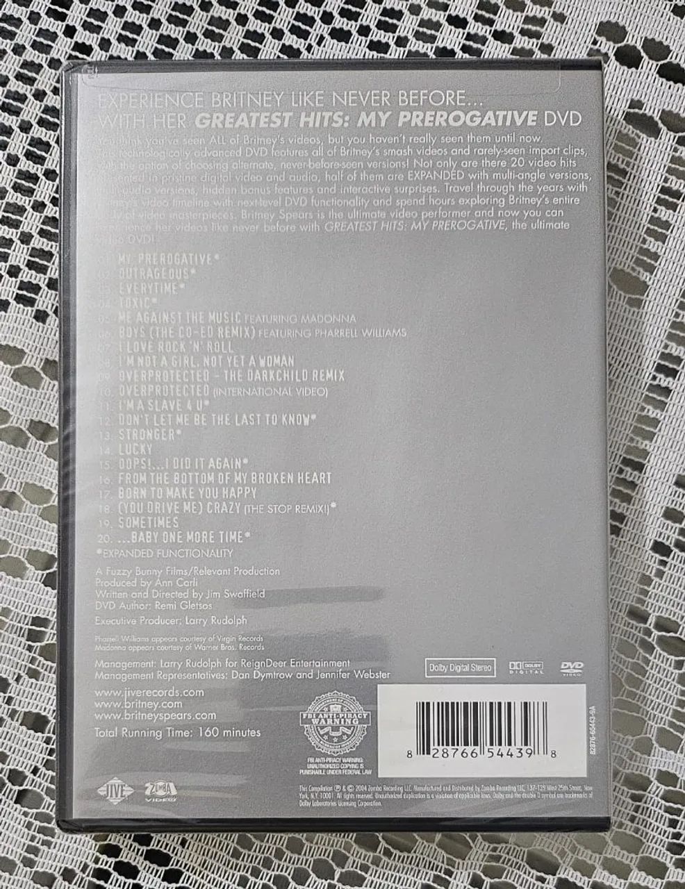 DVD Britney Spears Greatest Hits My Prerrogative Lacrado Importado - Foto 2