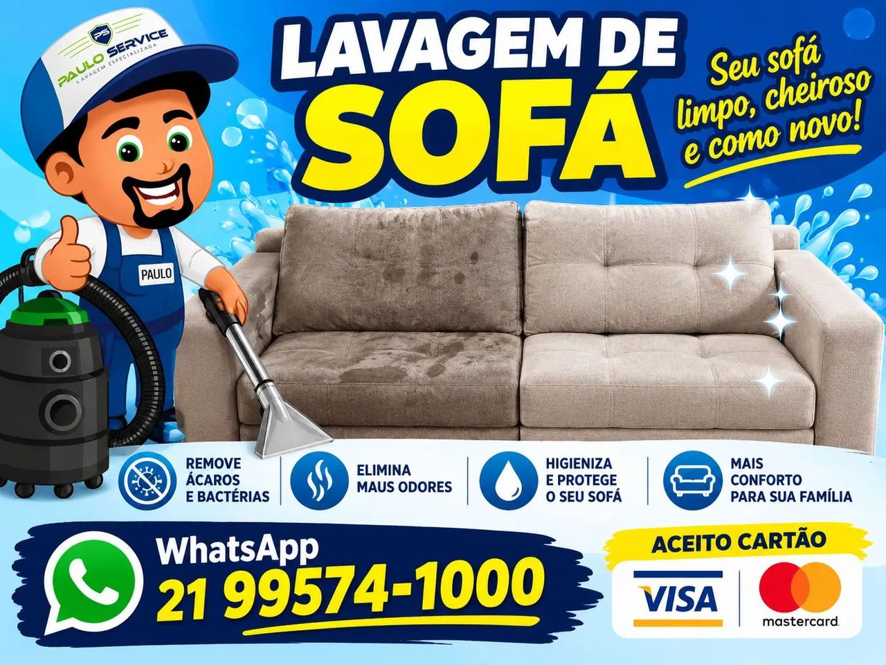 Lavagem de Sofá 