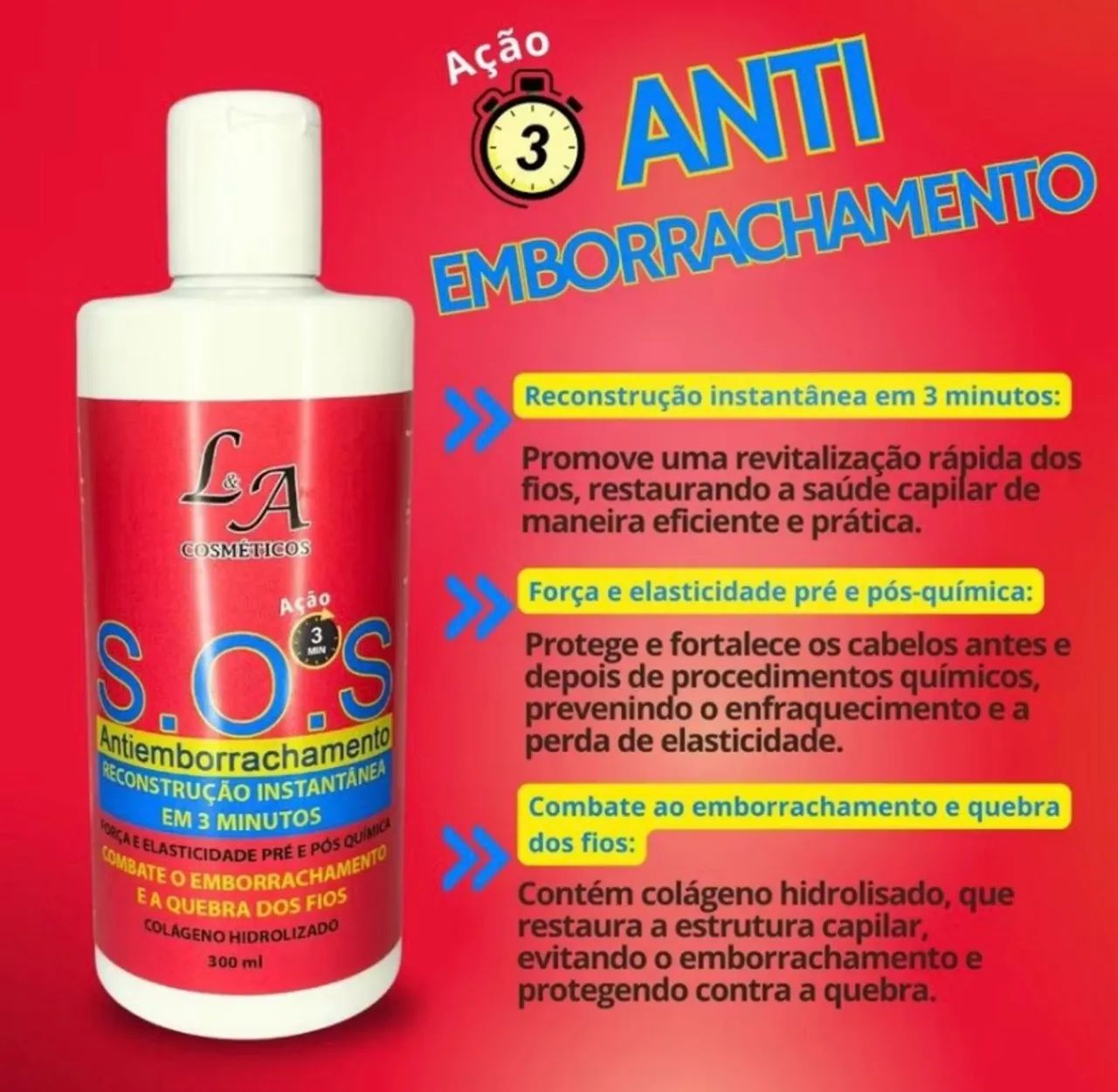 Anti emborachamento cabelo  - Foto 4
