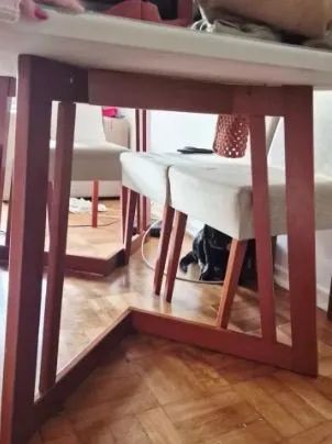 Mesa Jantar Munique 180cm com 6 cadeiras. - Foto 3