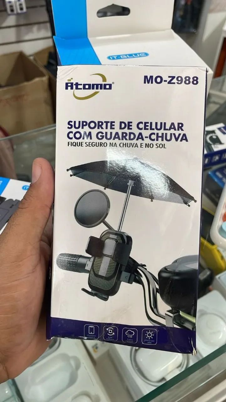 SUPORTE PARA CELULAR QUARDA CHUVA