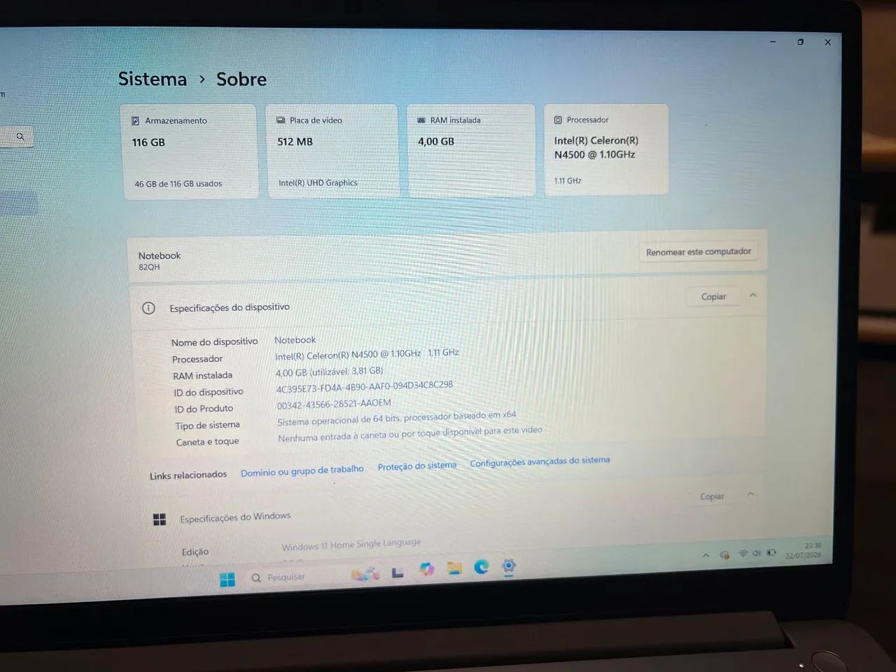 ? NOTEBOOK LENOVO | PRONTO PARA USO - Foto 3