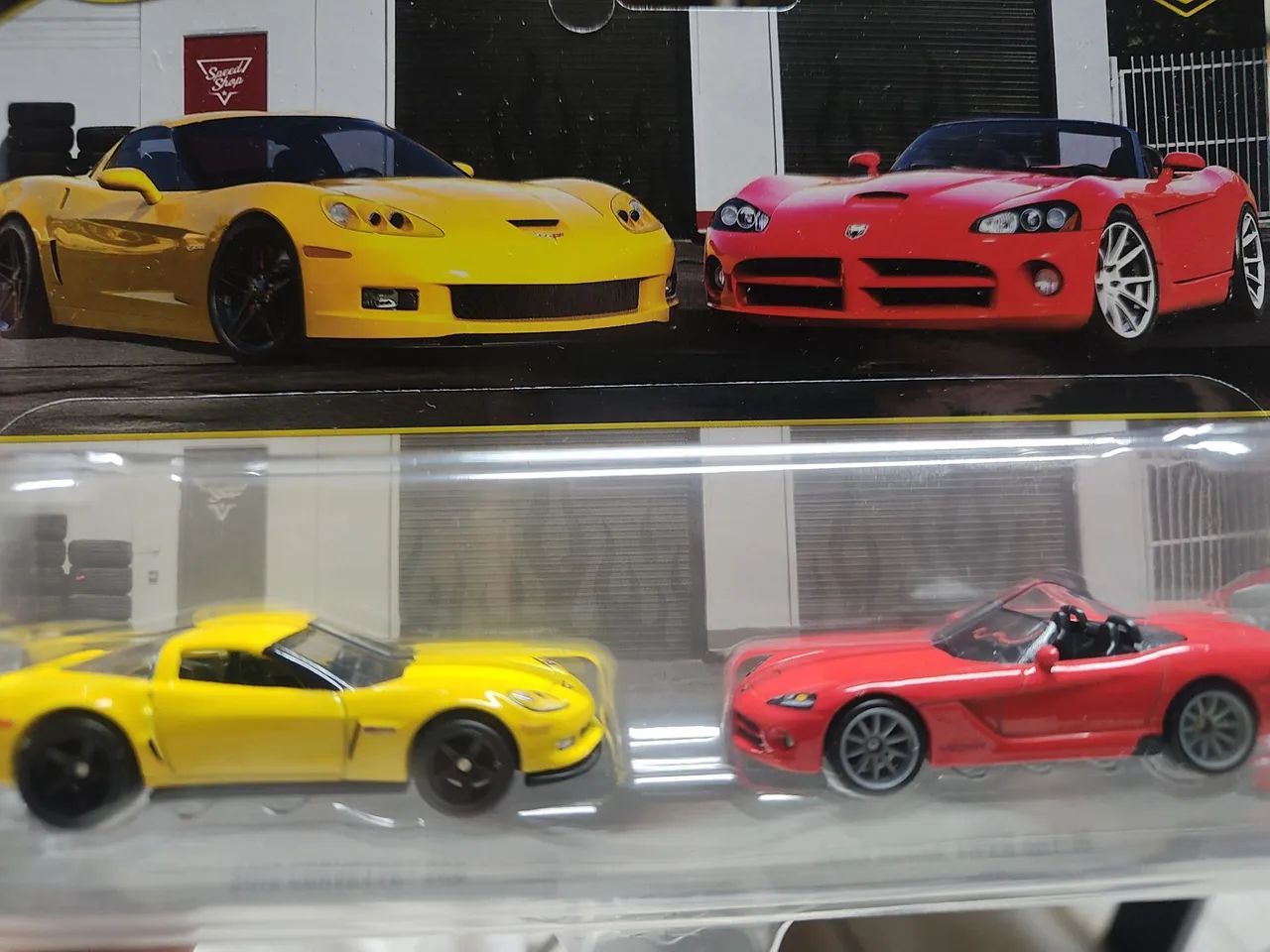 Hot Wheels Premium Pack 2 Corvette e Dodge Viper - Foto 4