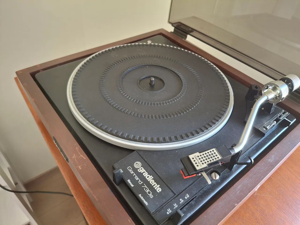 Toca Discos Gradiente Garrard 730s automático funcionando  - Foto 3
