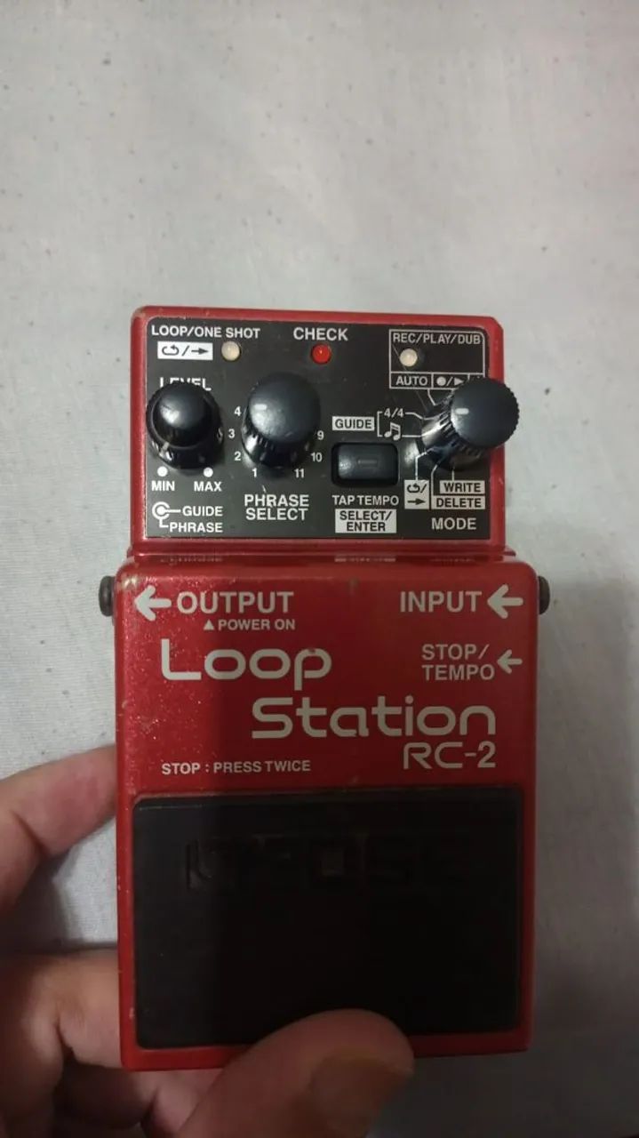 Boss RC-2 Loop Station - Instrumentos musicais - Vila Bela, São