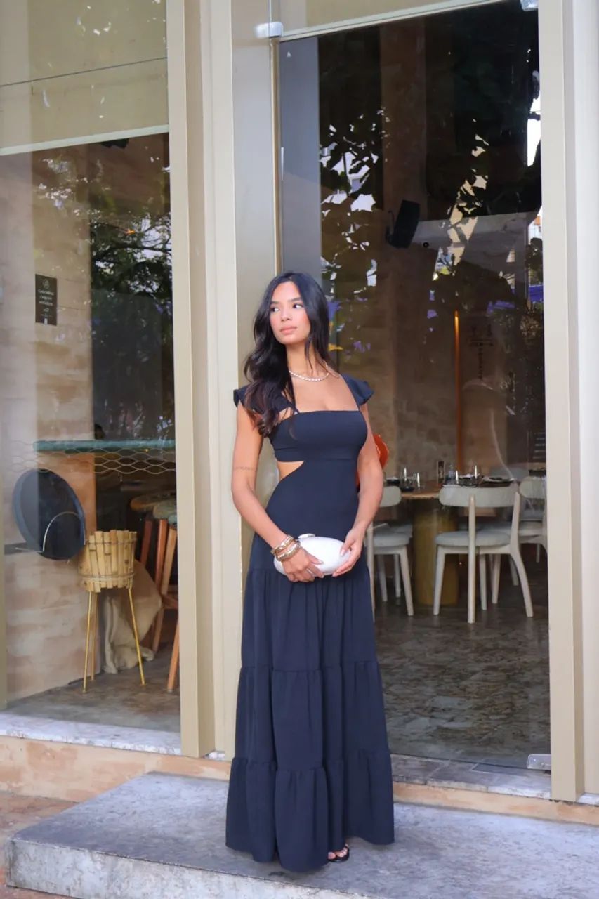 Vestido Preto Longo - Foto 2