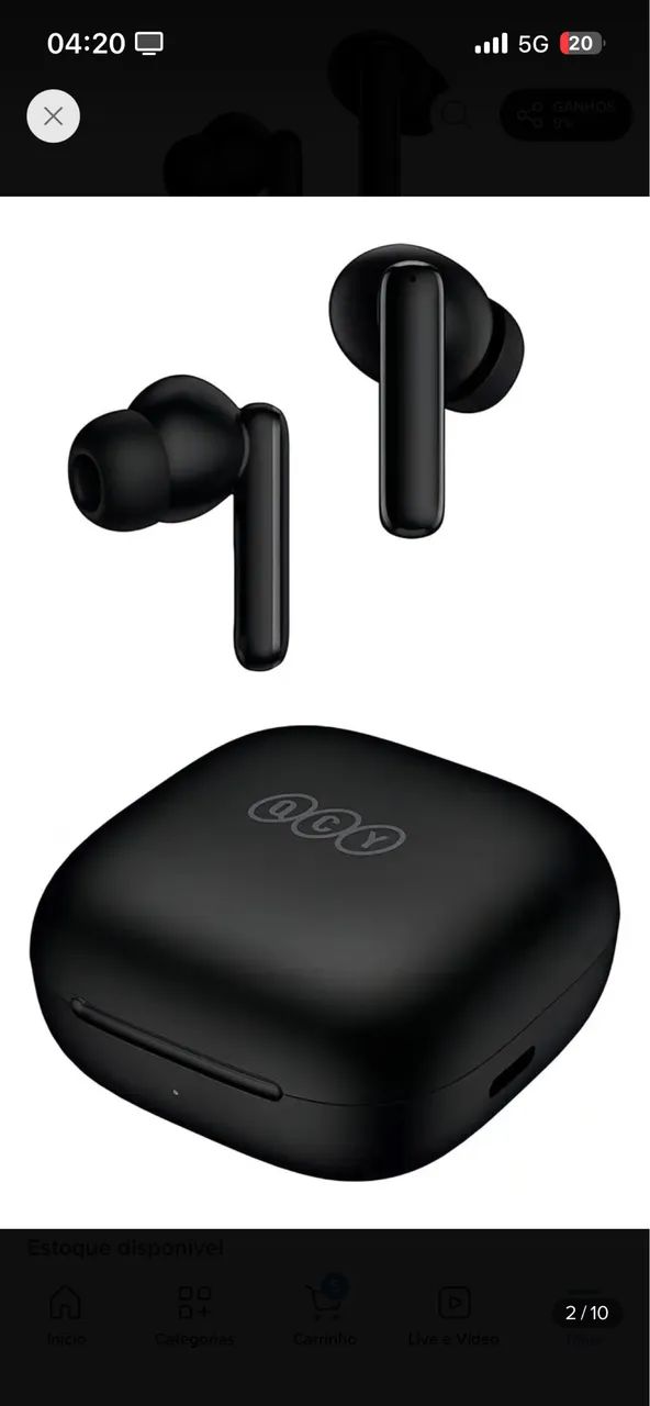 Fone de Ouvido QCY