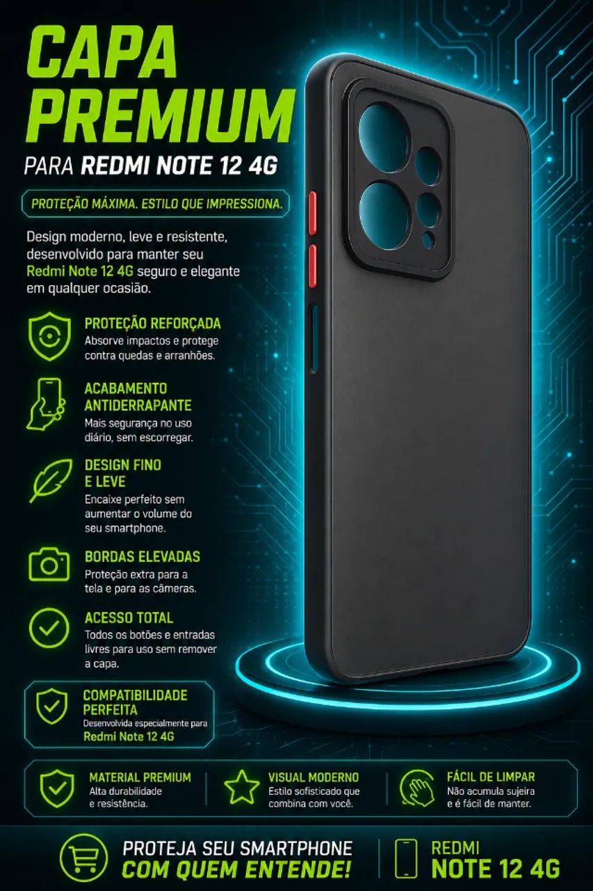 Capa XDAG para Redemi Note 12 4G