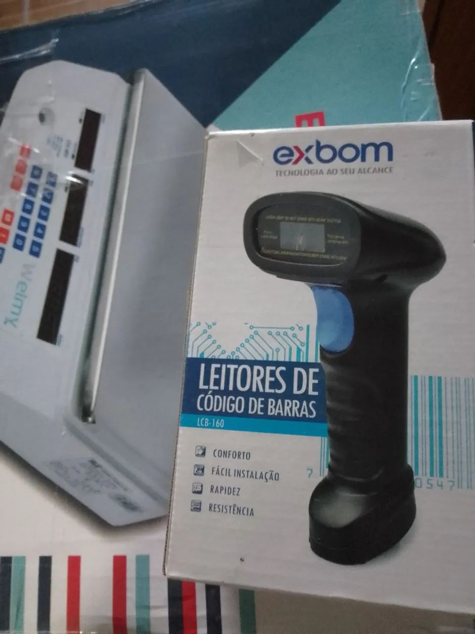 Leitor código sem fio 