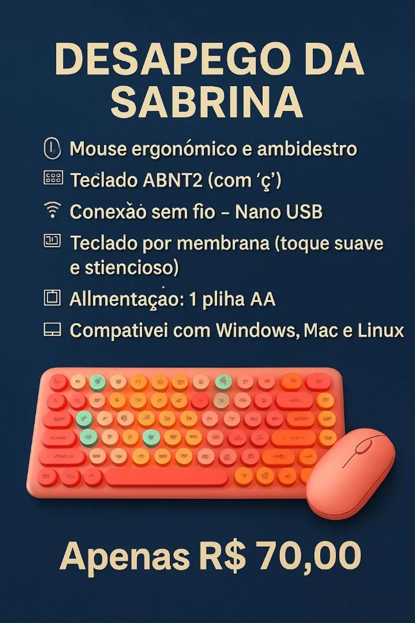 Teclado e mouse