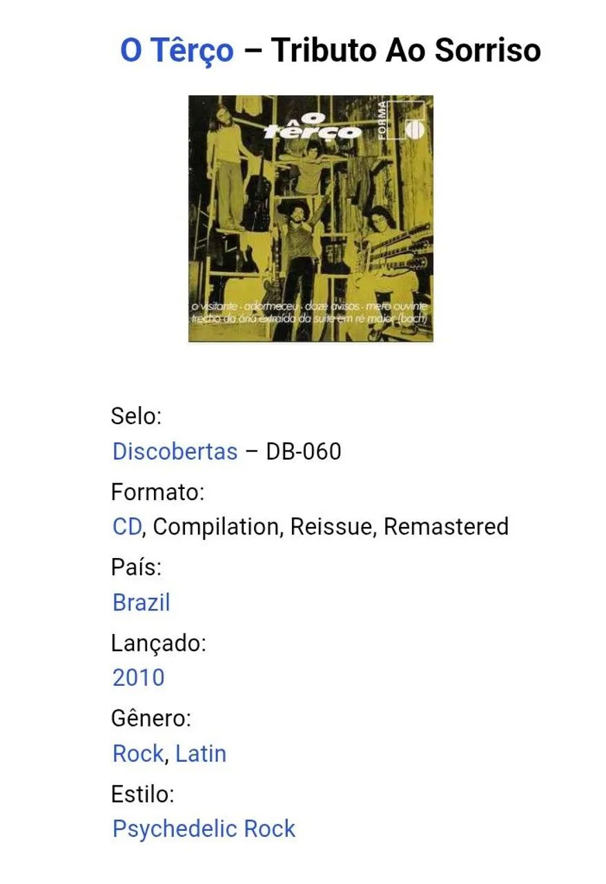 CD O Terço - Tributo ao Sorriso (2010) - Foto 5