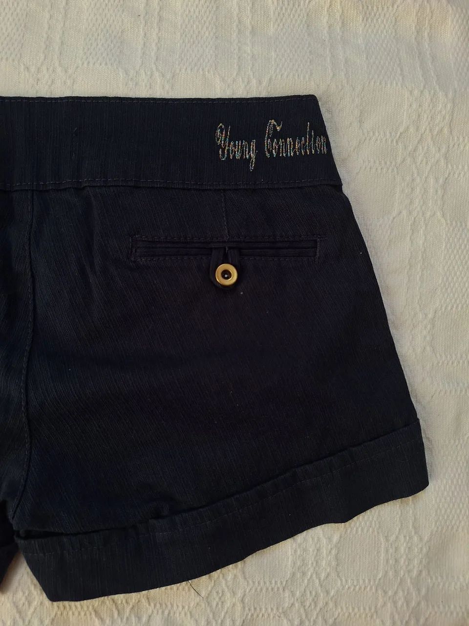 short y2k cintura baixa estiloso  - Foto 3