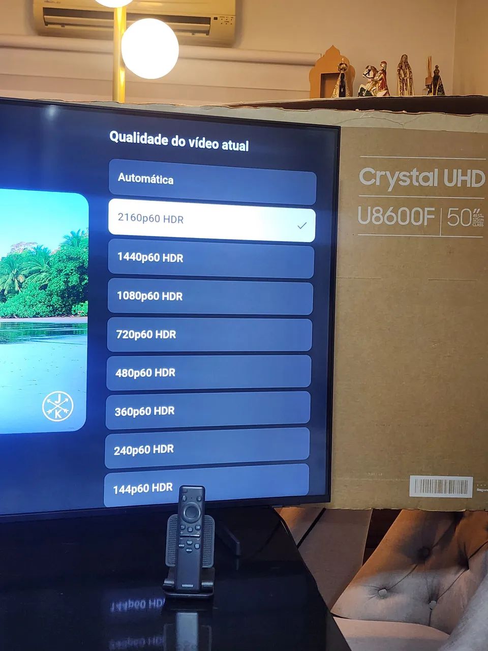 TV SMART 4K Samsung 50 Polegadas - Apenas 5 Meses de Uso | Xbox Cloud Gaming - Foto 5