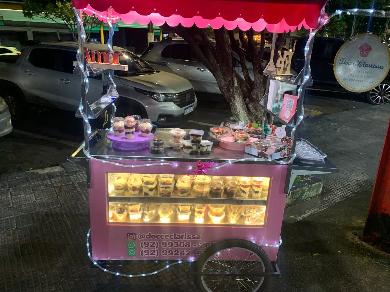 Carrinho de Doce modelo americano food kart  - Foto 5