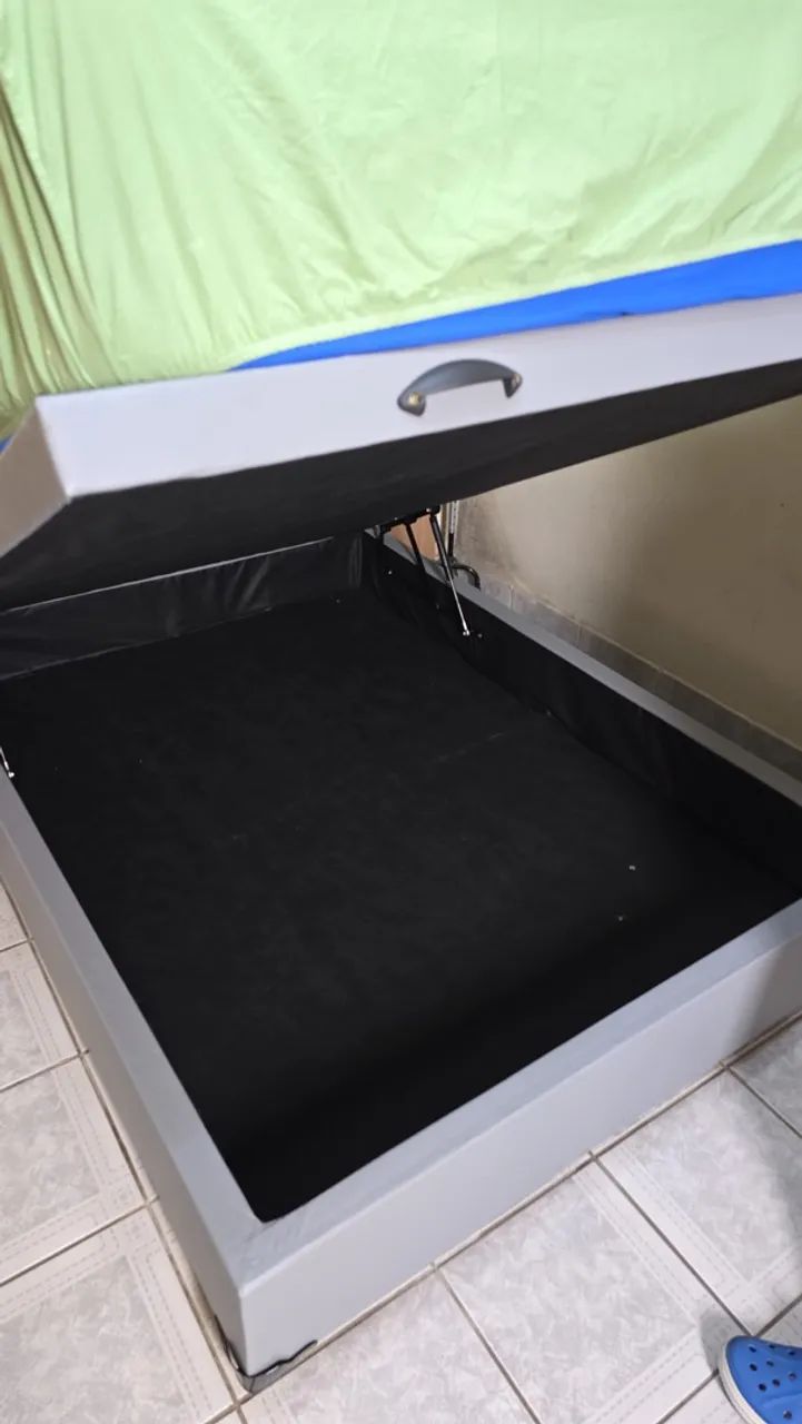 Cama Box Casal com Baú + Colchão  - Foto 3