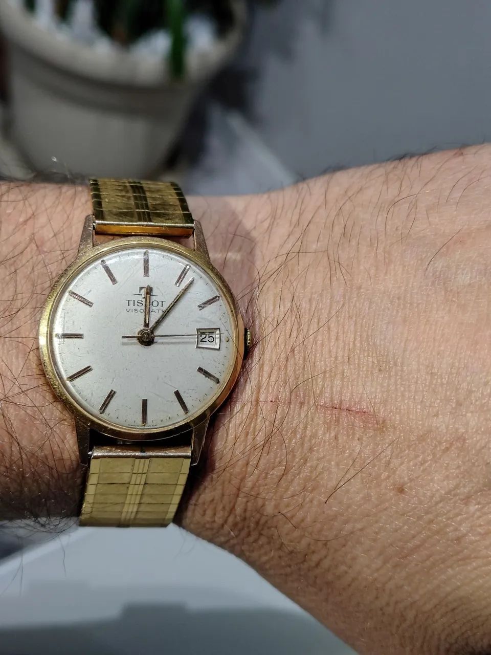 RELÓGIO AUTOMÁTICO TISSOT VISODATE ORIGINAL  - Foto 5