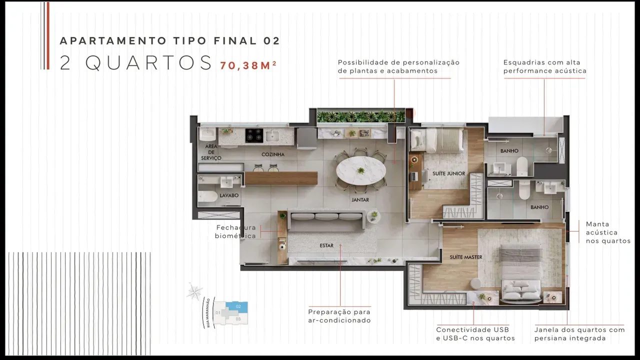 PLANTA 70m²