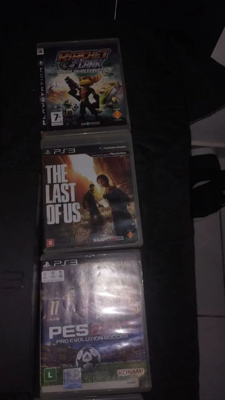 Ps3 com jogos e controle - Foto 3