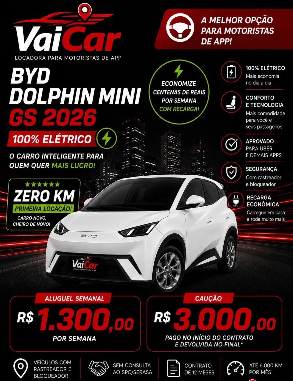 Alugue Veículos 0 Km sem burocracia! - Foto 4