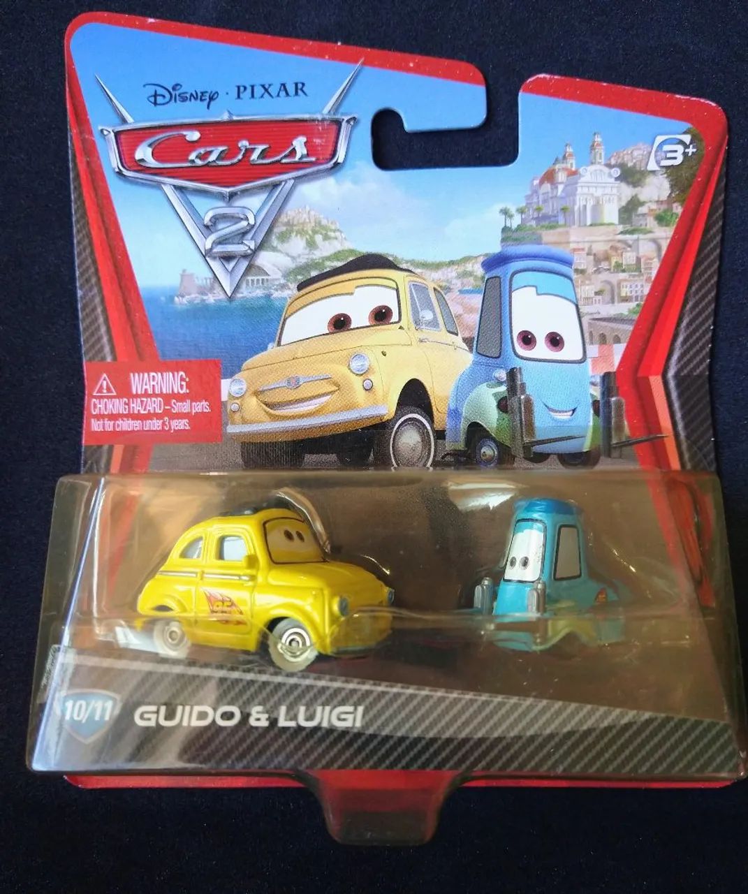 Oficial Disney Pixar Cars 2 - Guido & Luigi 2-Pack - Brinquedos e