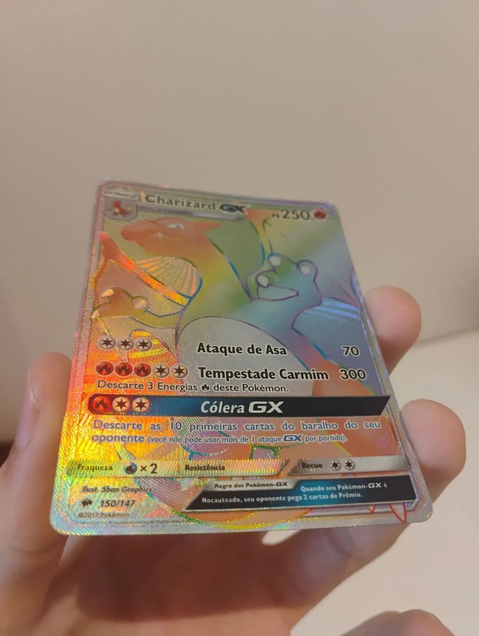 Carta pokémon: Charizard GX Rainbow  - Foto 3