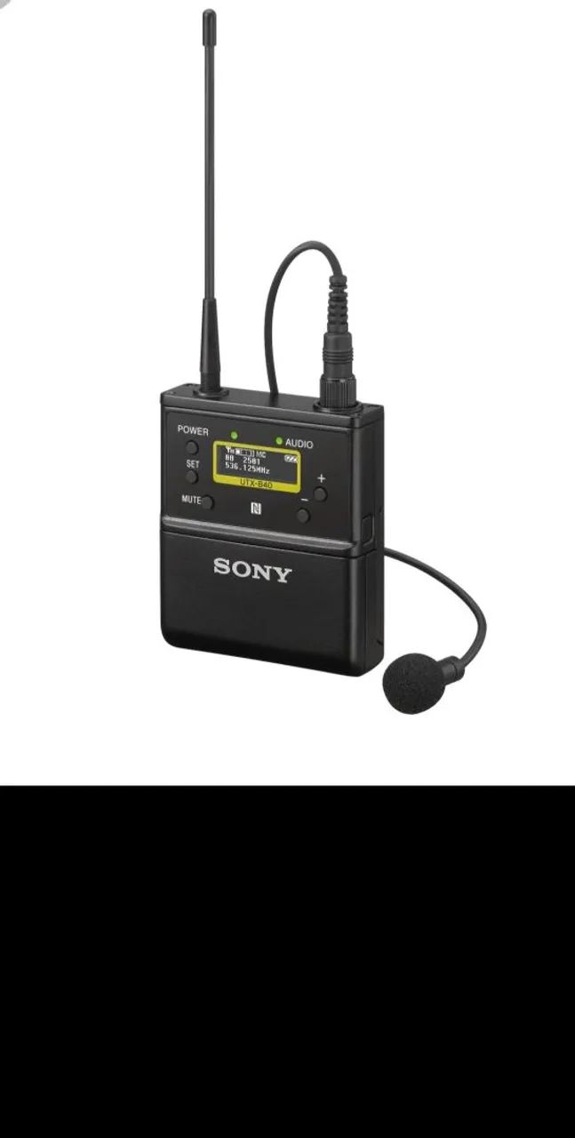 Microfone lapela Sony UWP-D21 novo c nota fiscal  - Foto 4