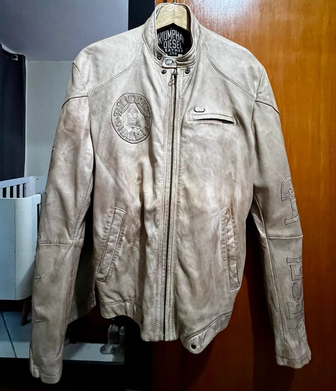 Jaqueta Diesel Original em Couro Legítimo - Foto 5