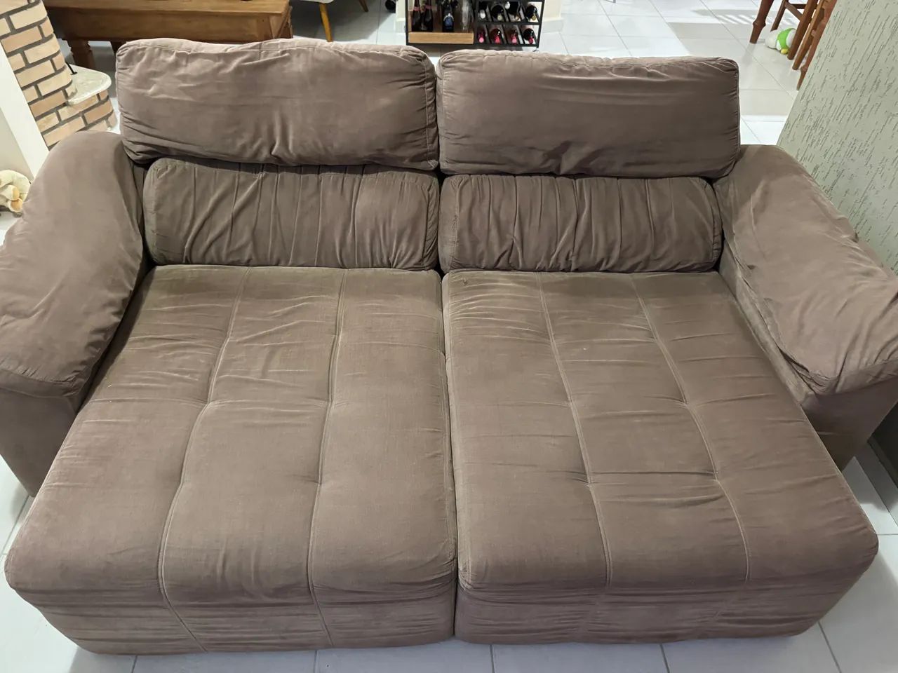 SOFÁ ETNA (USADO) e RACK para TV