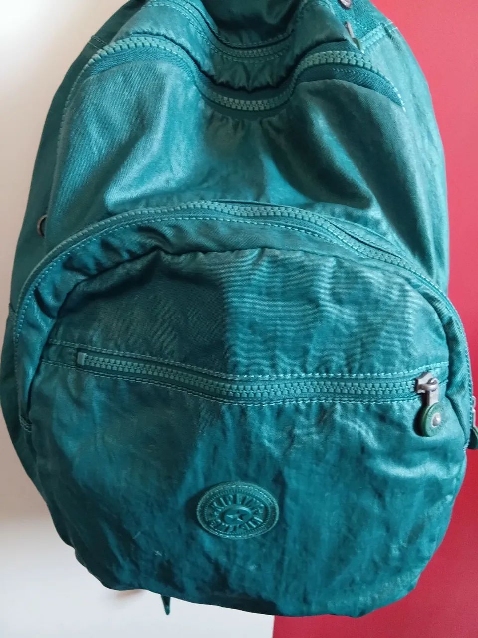 Mochila kipling verde original 
