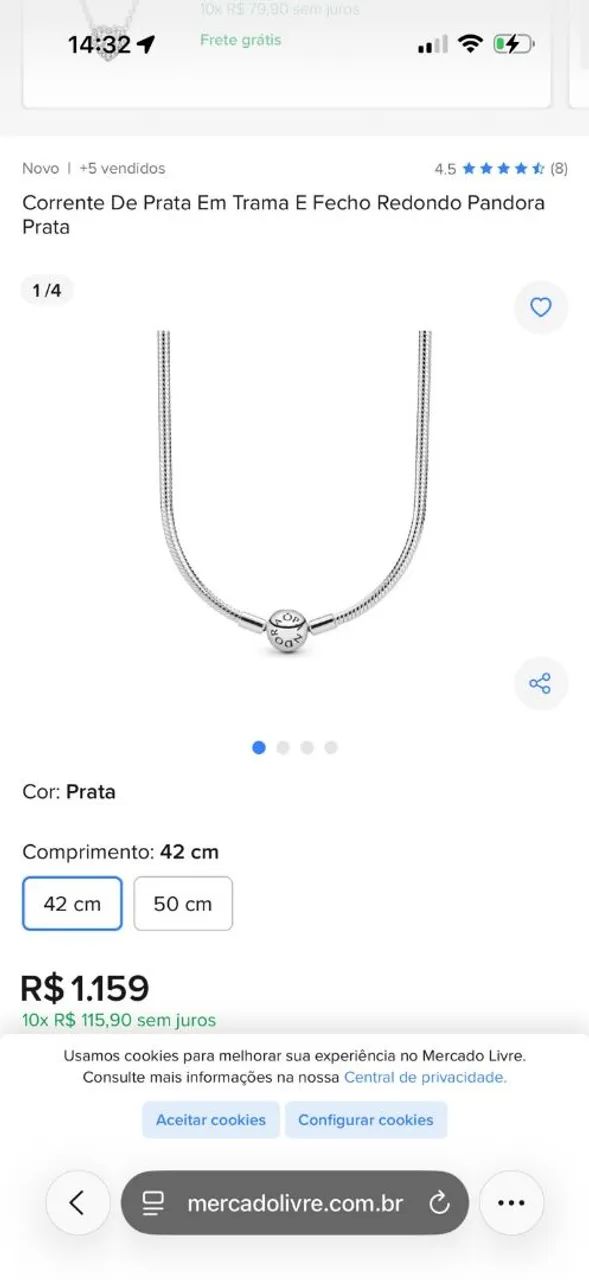 Colar Pandora original  - Foto 2