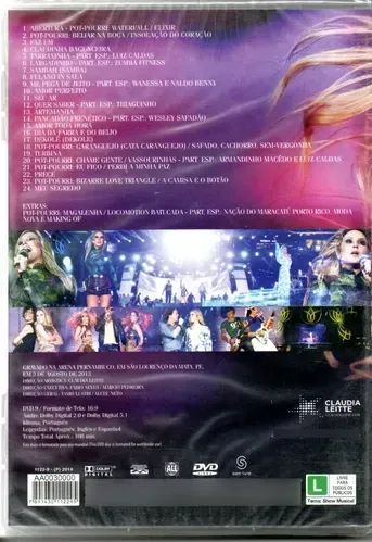 Dvd Claudia Leitte - Axe Music Ao Vivo - Foto 2