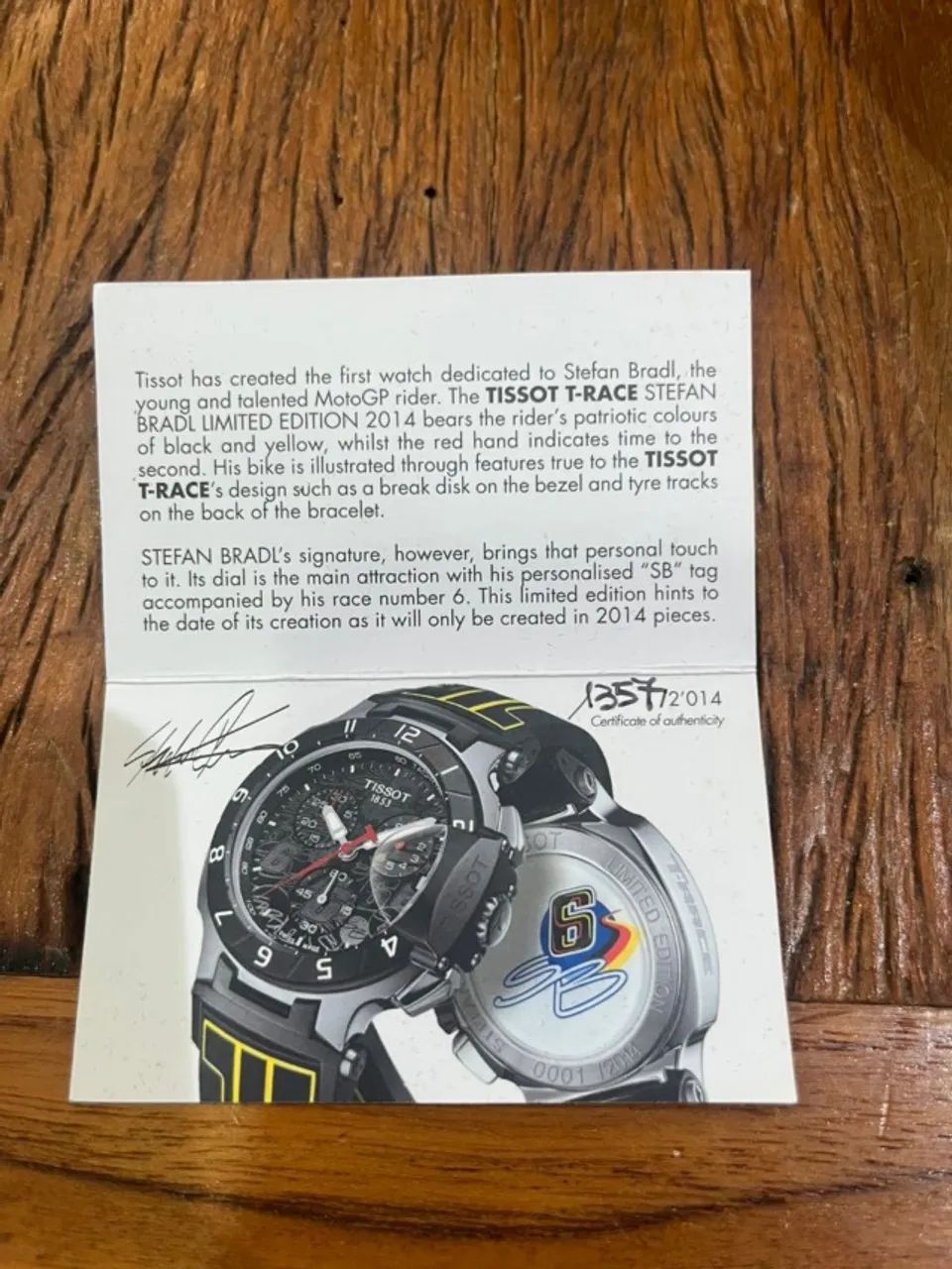 Relógio Tissot T-race Stefan Bradl Edição Limitada Masculino - Foto 11