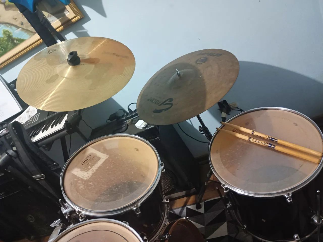 Bateria Mapex 3 Tons + Ferragens  - Foto 2