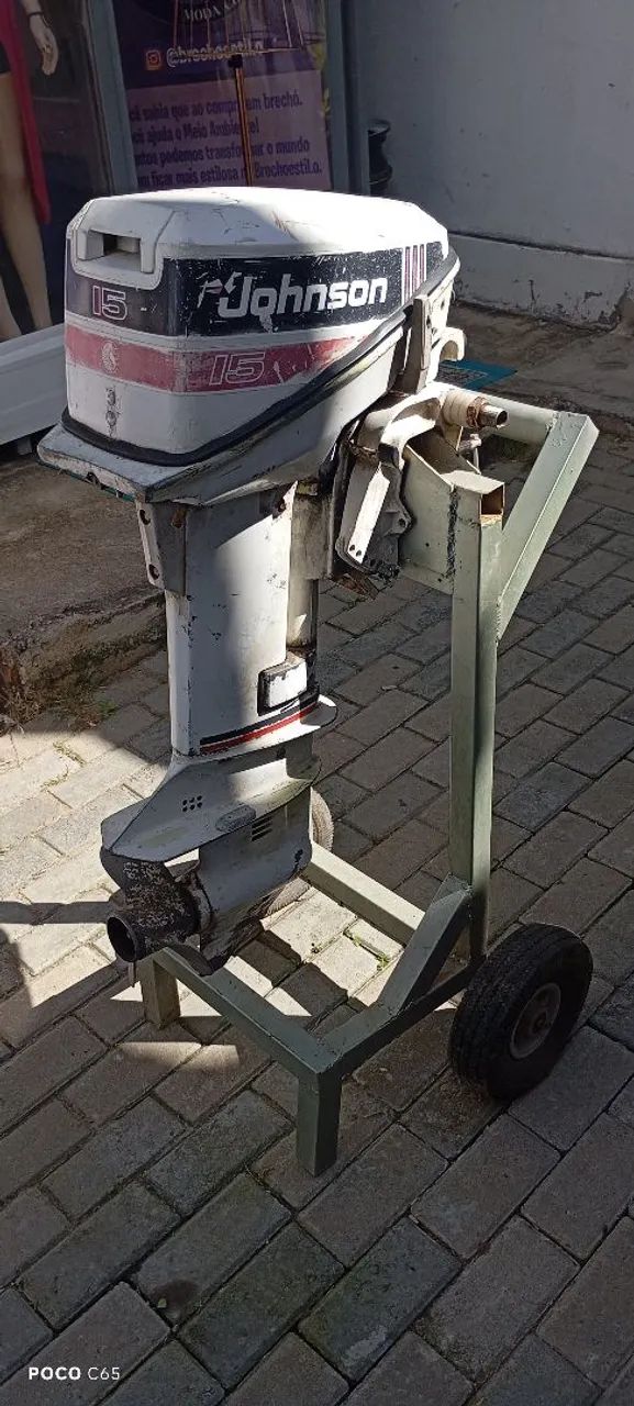 Motor de Barco Johnson 15 hp  - Foto 4