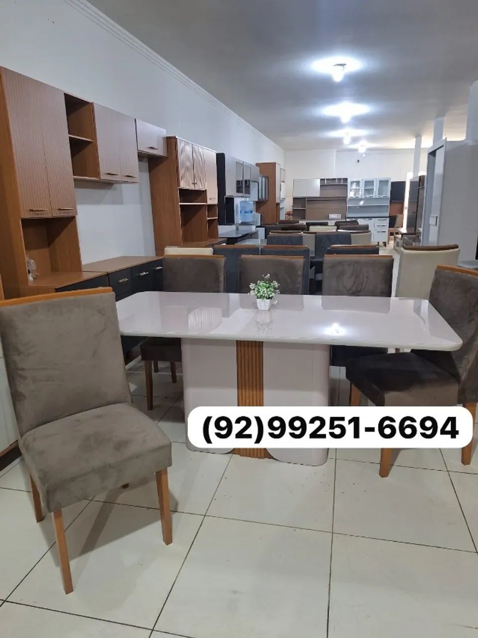mesa de jantar 6 lugares 1.80x90