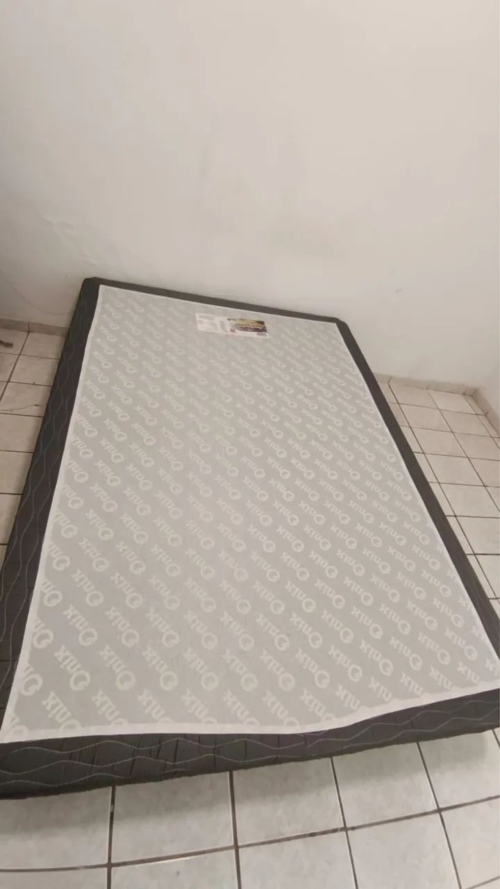 Desapego: cama box casal base