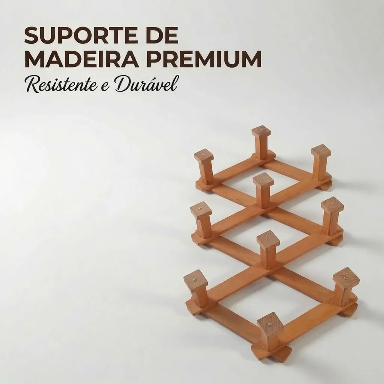 Cabide de madeira - Foto 2