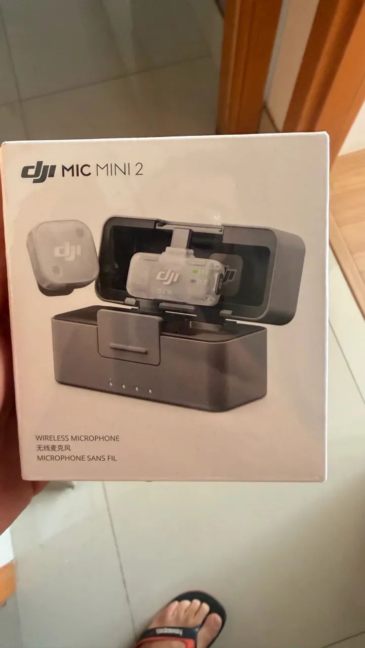 DJI Mic Mini 2 - Microfone Sem Fios Compacto (Novo / Lacrado)