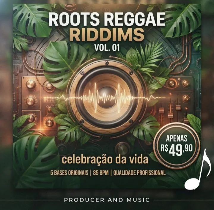 Pack Roots Regaae Volume 1 - Instrumentos musicais - Nova