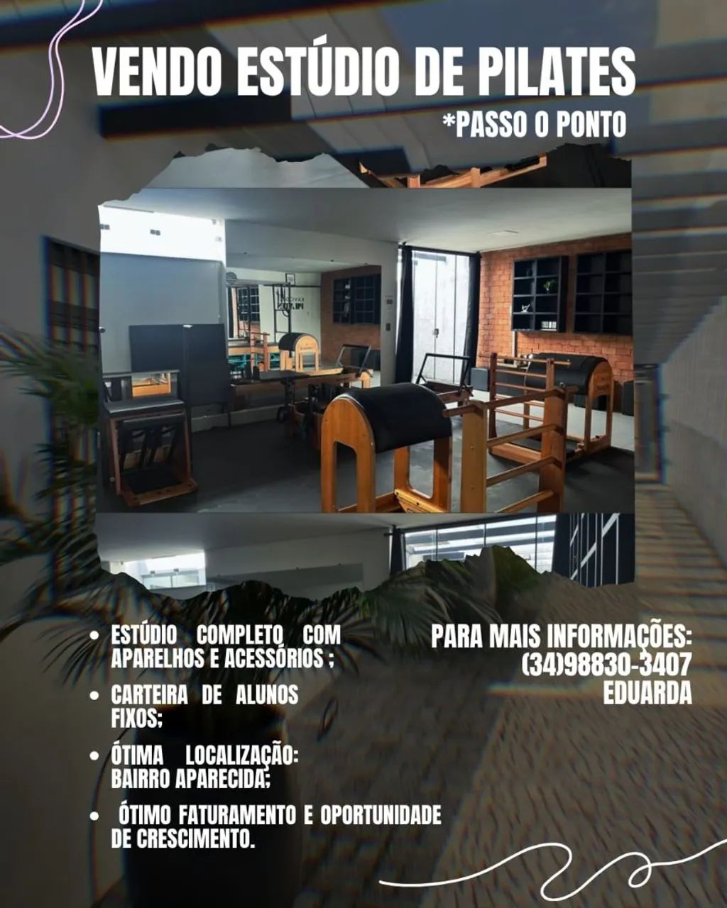 Vendo studio de pilates em Uberlândia 