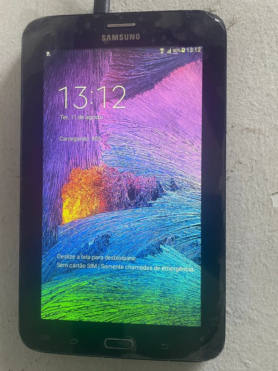 Tablet Samsung 7polegadas pega chip 