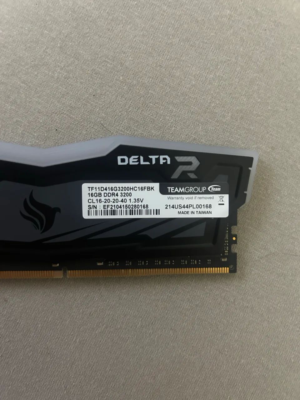 MEMÓRIA RAM DELTA T-FORCE 16GB DDR4 3200MHZ - Foto 4