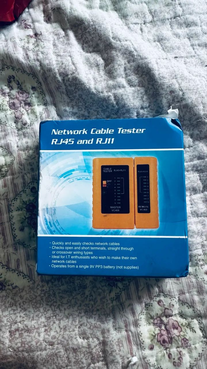 Teste cabo rj45 cabo de rede