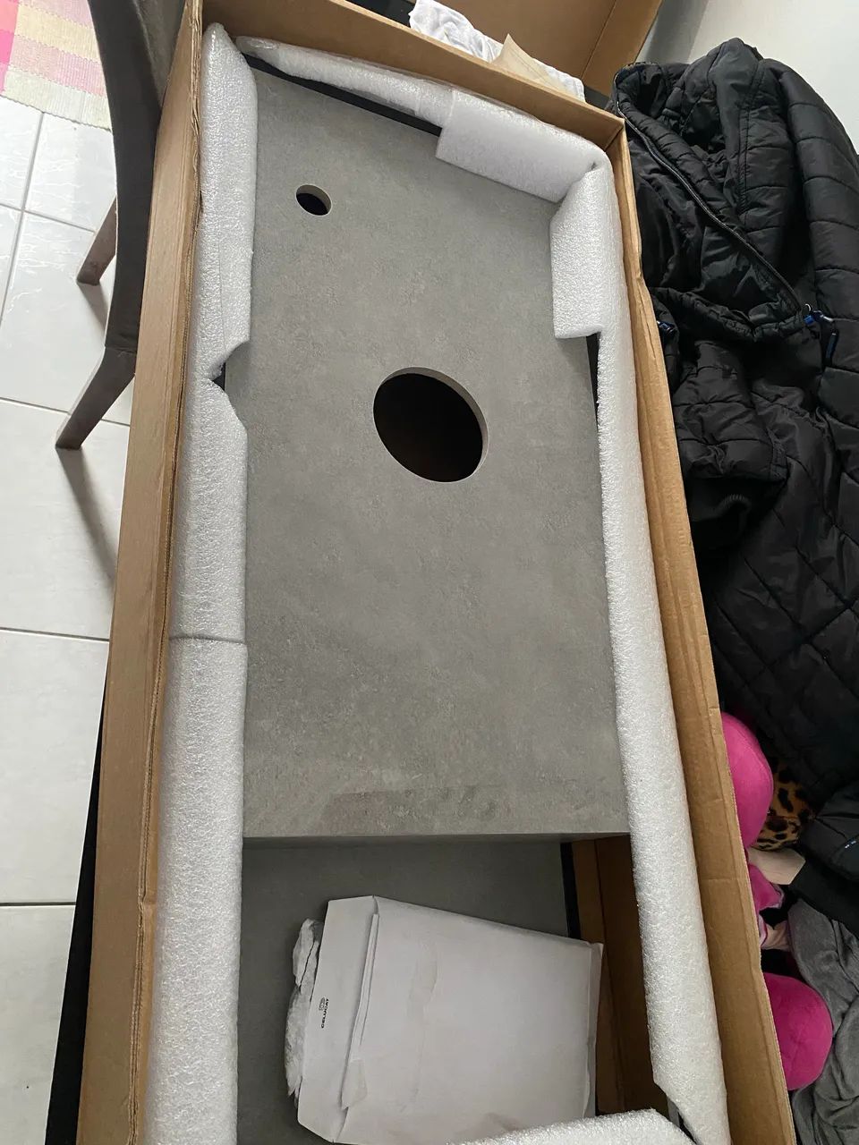 Bancada pia de banheiro 
