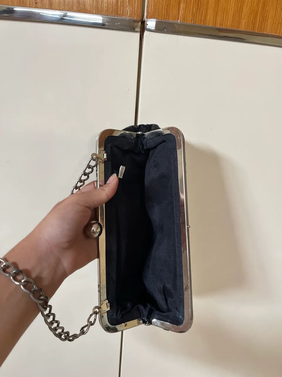 Bolsa vintage preta  - Foto 2
