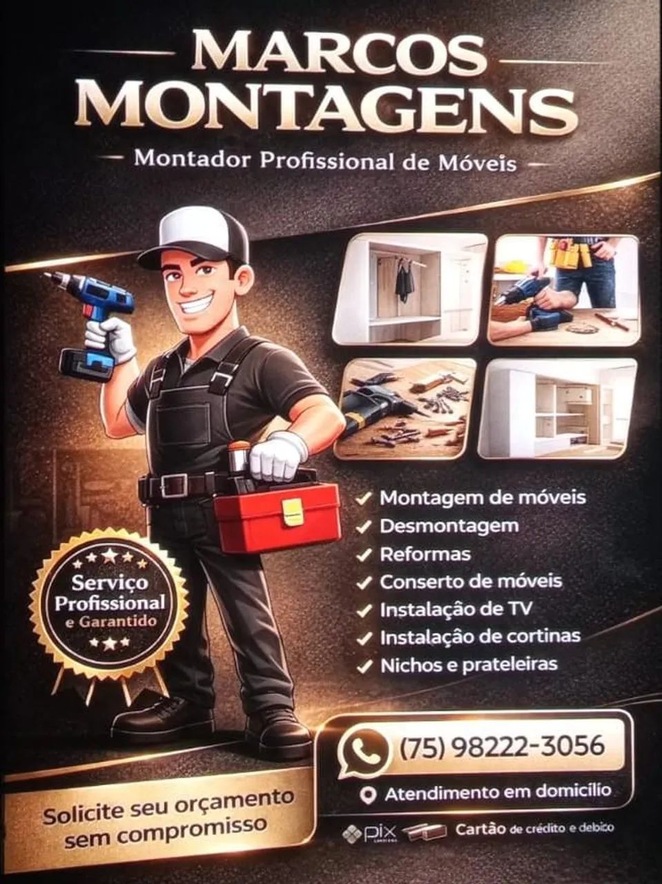 Montador de móveis em geral 