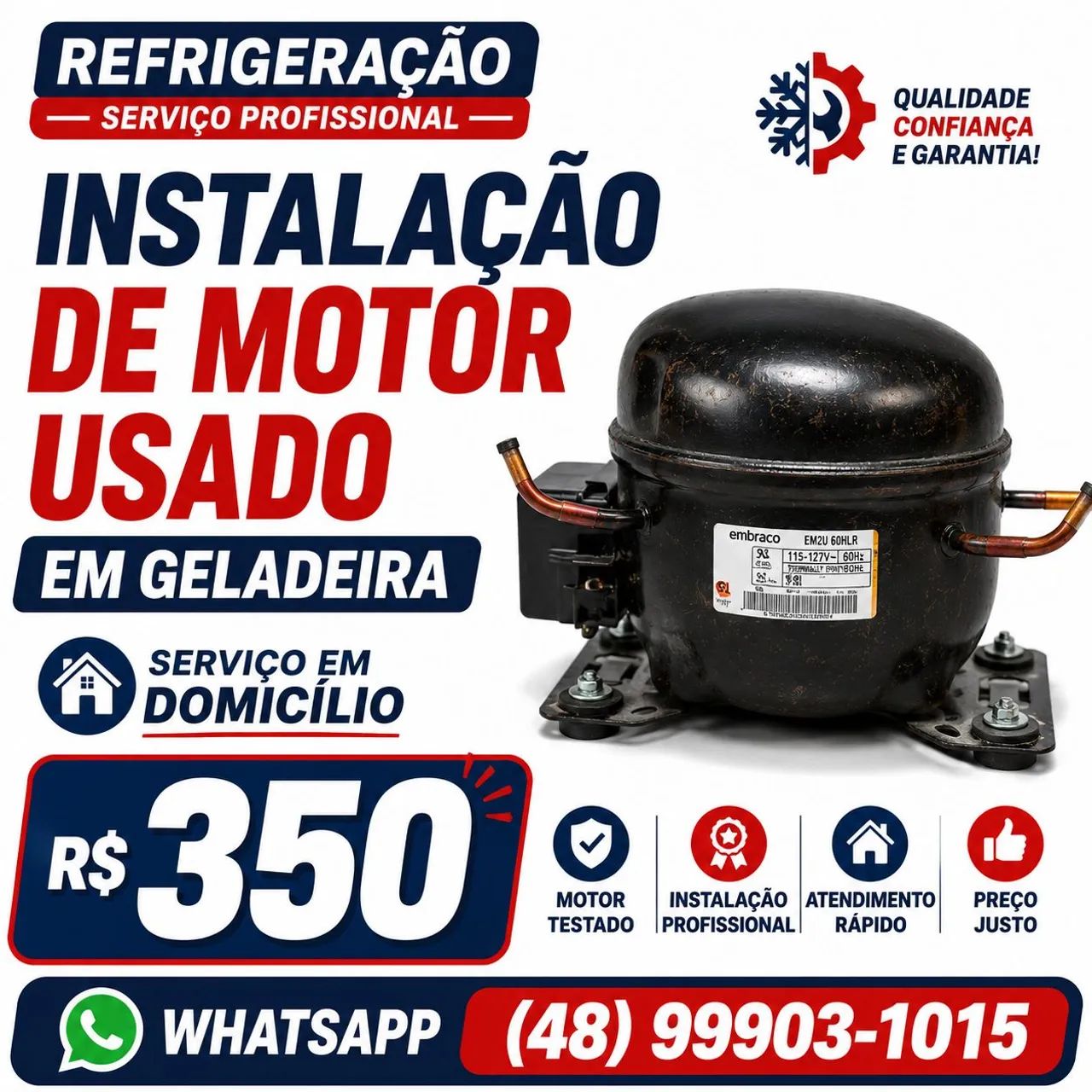 Motor de geladeira 